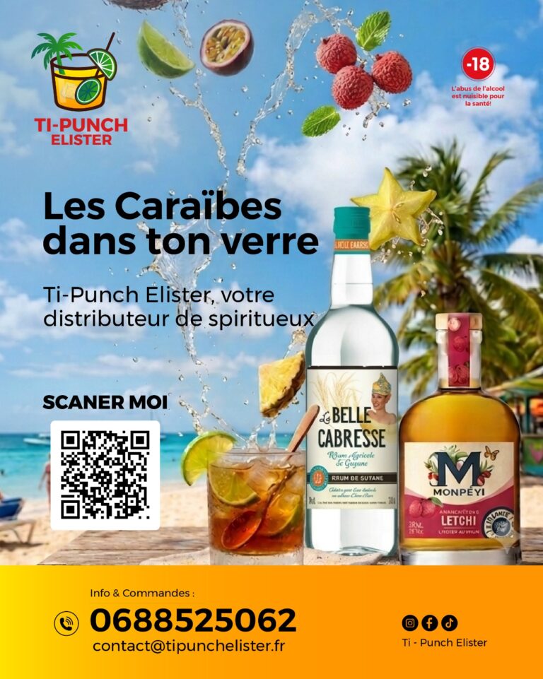 Envie de voyager sans quitter la France? Découvrez les saveurs authentiques des Caraïbes avec Ti-Punch Elister article de blog sur le vouyae site ti punhc